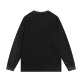 Men Long Sleeve T Shirt Creative Five-Pointed Star Printing